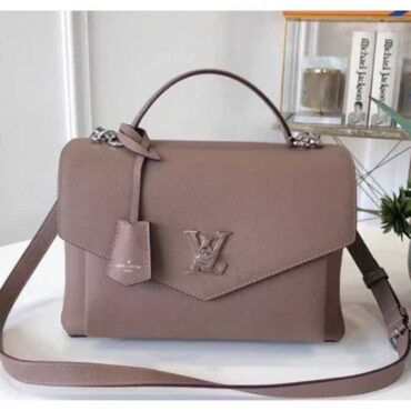 Louis Vuitton Replica Mylockme Top Handbag  M51490 Grey 2018