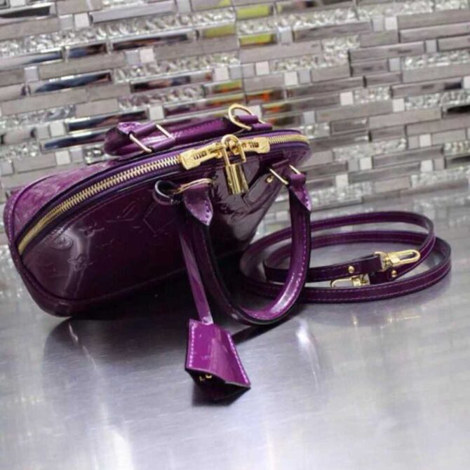 Louis Vuitton Replica Alma BB Bag Purple 2015
