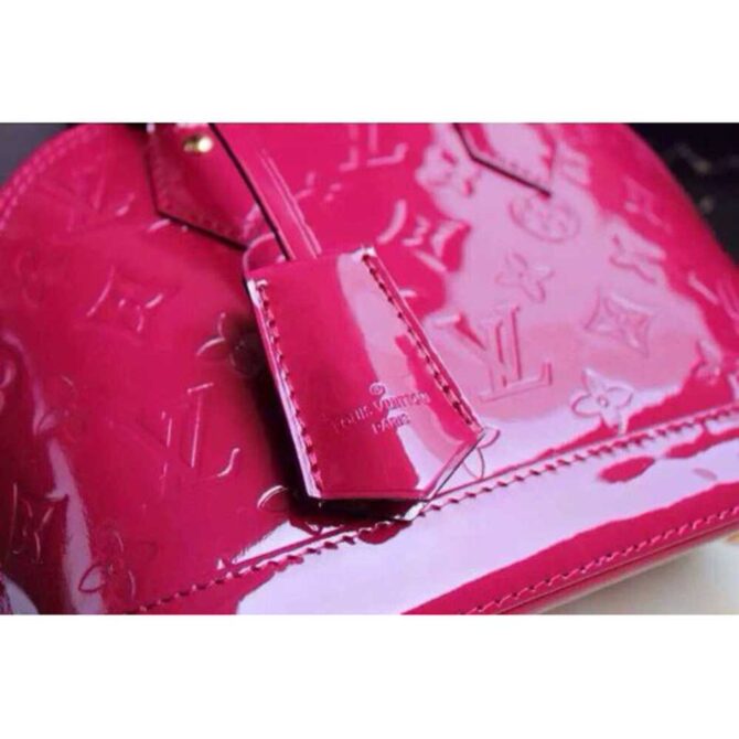 Louis Vuitton Replica Alma BB Bag Rose Red 2015