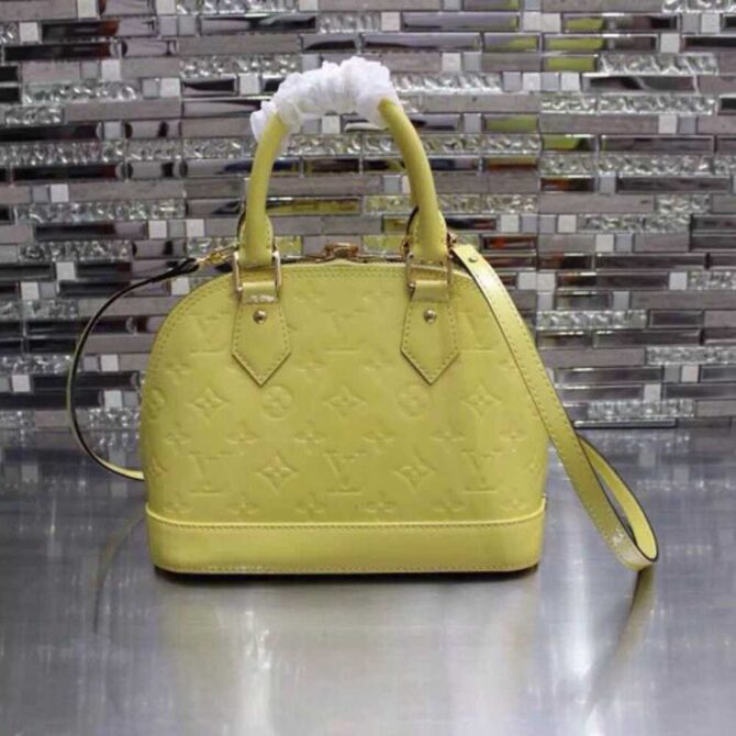 Louis Vuitton Replica Alma BB Bag Yellow 2015