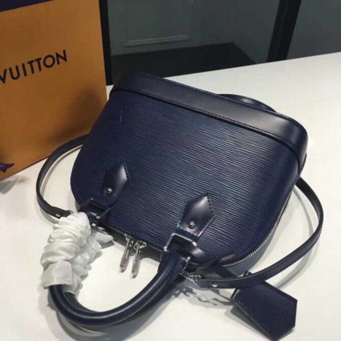 Louis Vuitton Replica Alma BB  Epi Leather M91606 Indigo blue(KD-721606)