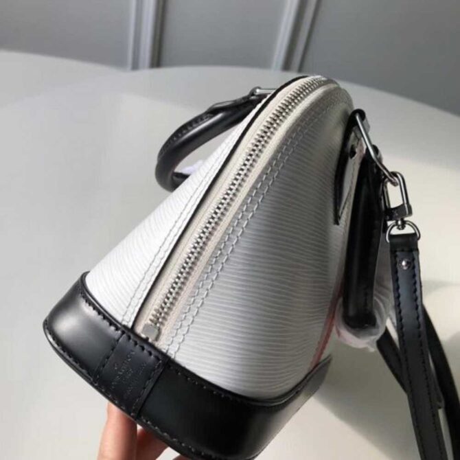 Louis Vuitton Replica Alma BB Handbag M51963 White Epi Leather 2018
