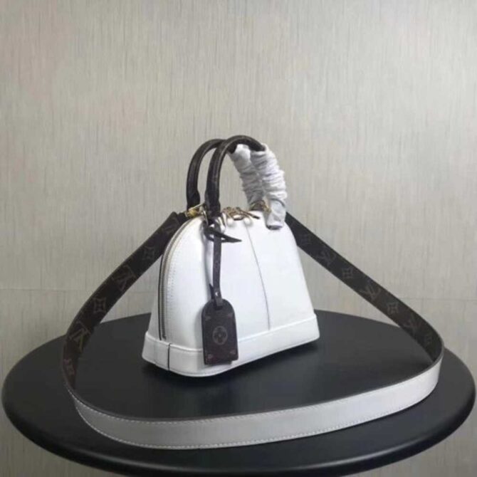 Louis Vuitton Replica Alma BB Patent Leather Bag M51904 White 2017