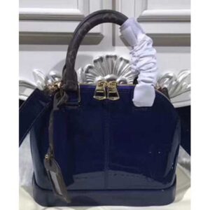 Louis Vuitton Replica Alma BB Patent Leather Bag M54705 Marine Blue
