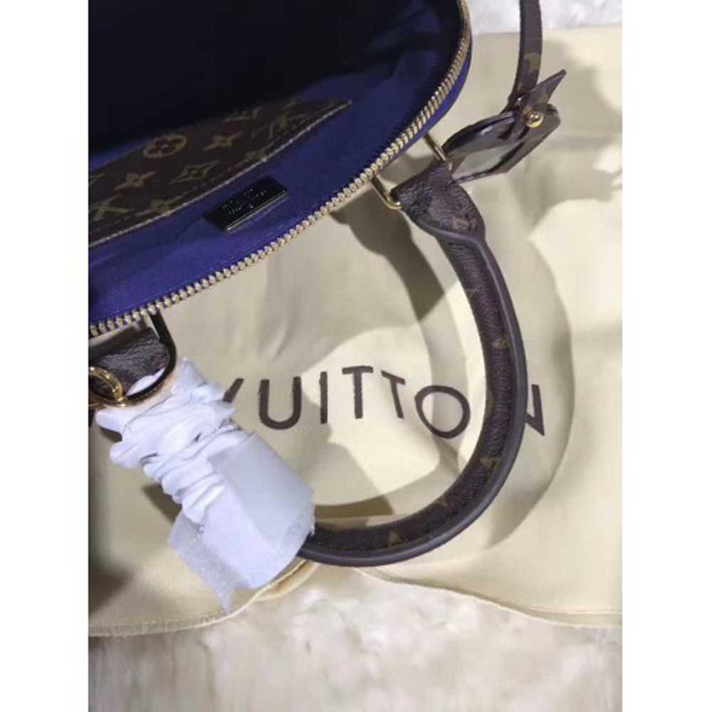 Louis Vuitton Marine Blue Patent Leather and Monogram Canvas Alma BB Bag  Louis Vuitton