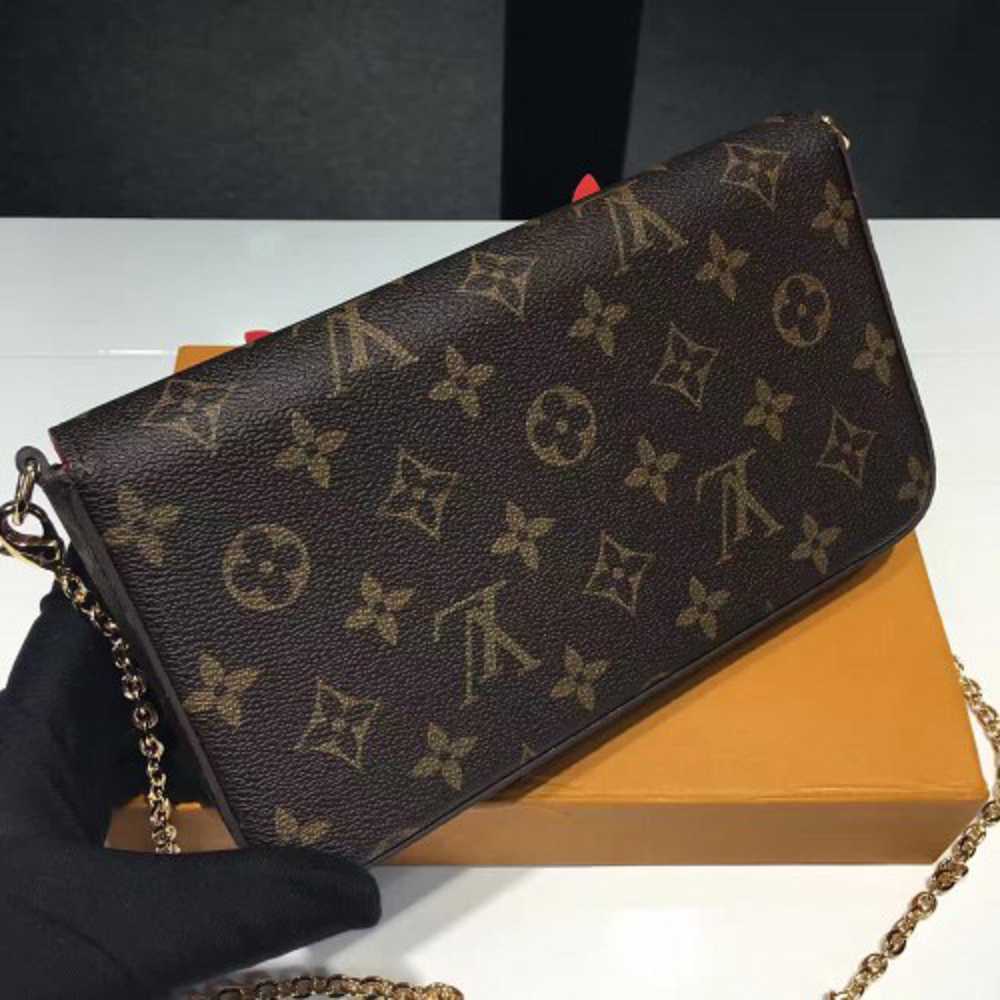 Replica Louis Vuitton Pochette Felicie Chain Bag M61276 Monogram Canvas For  Sale With Cheap Price At Fake Bag Store