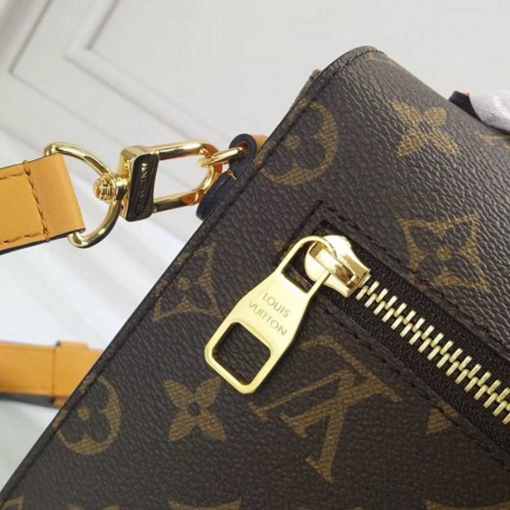 Louis Vuitton Monogram Canvas Pochette Metis with braided handle M43984