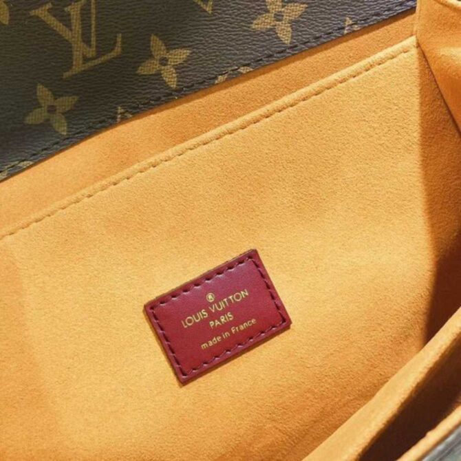 Louis Vuitton Replica Braided Handle Monogram Canvas Pochette Metis Bag M44668 Yellow 2019