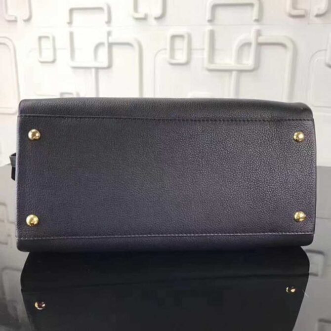 Louis Vuitton Replica Calfskin Leather Lockmeto Epsom M54569 Noir 2017
