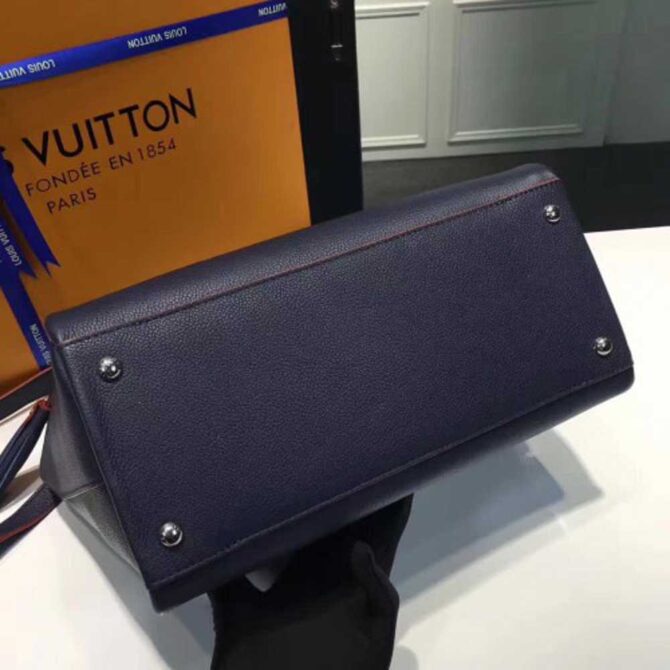 Louis Vuitton Replica Calfskin Leather Lockmeto Epsom M54571 Marine Rouge 2017