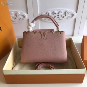 Louis Vuitton Replica Capucines BB Bag Blooms Crown M54665 Magnolia