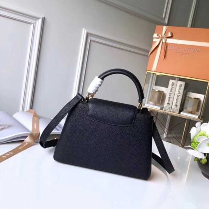 Louis Vuitton Replica Capucines BB Bag Iris Blossom M54697 Black