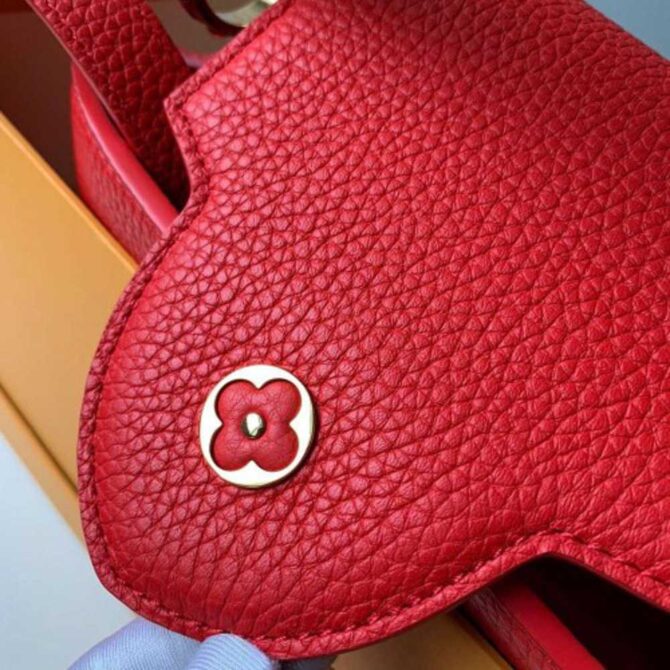 Louis Vuitton Replica Capucines BB Bag M52689 Red/Gold