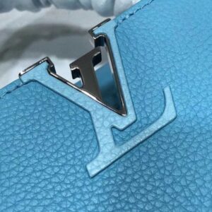 Louis Vuitton Replica Capucines BB Flower Smile Top Handle Bag M94519 Blue 2018