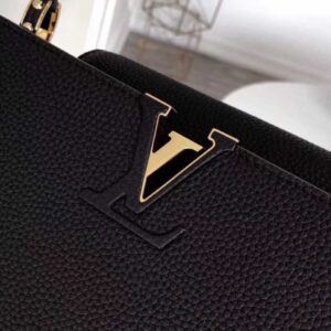 Louis Vuitton Replica Capucines MM Bag M48864 Black/Gold