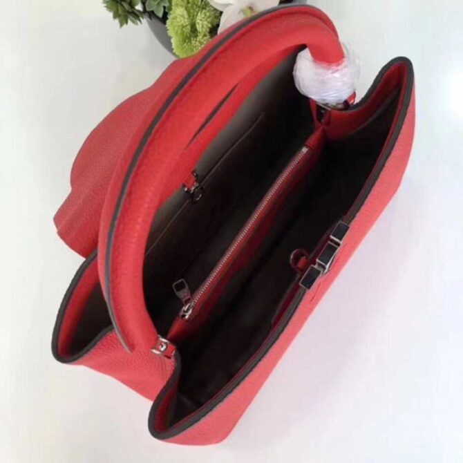 Louis Vuitton Replica Capucines MM Bag M94740 Red/SiLV Replicaer