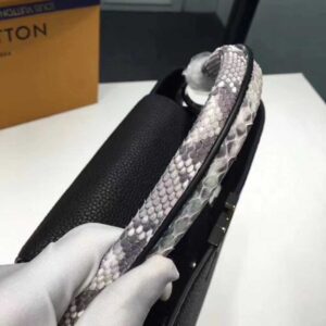 Louis Vuitton Replica Capucines MM Bag Python Handle N91659 Noir