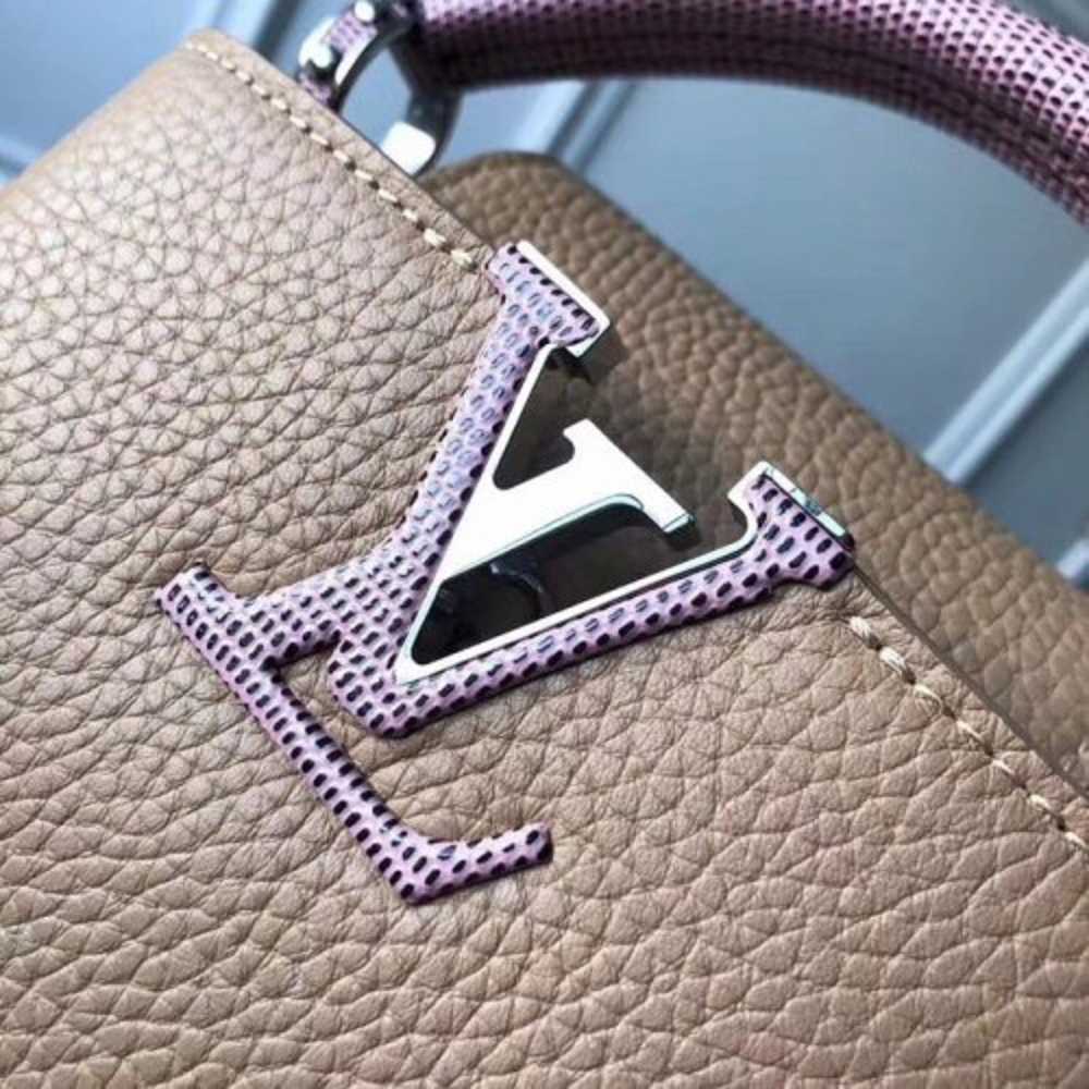 Lizard leather Capucines for my Birthday : r/Louisvuitton