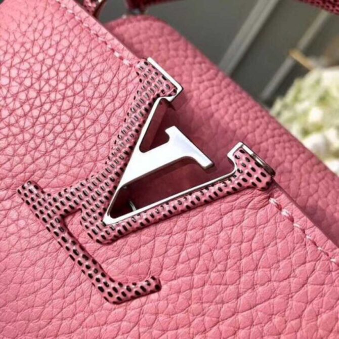 Louis Vuitton Replica Capucines Mini Bag Lizard Handle N94049 Colchique