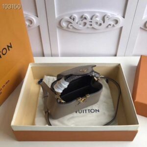 Louis Vuitton Replica Capucines Mini Bag Python Handle Galet