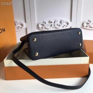 Louis Vuitton Replica Capucines PM Bag Blooms Crown M54663 Black