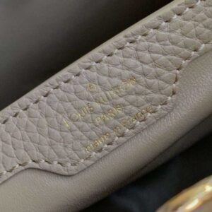 Louis Vuitton Replica Capucines PM Bag Central Stripe Python Galet