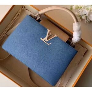 Louis Vuitton Replica Capucines PM Bag Colorblock Bleu Naval