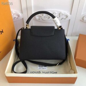Louis Vuitton Replica Capucines PM Bag M42259 Black/Gold
