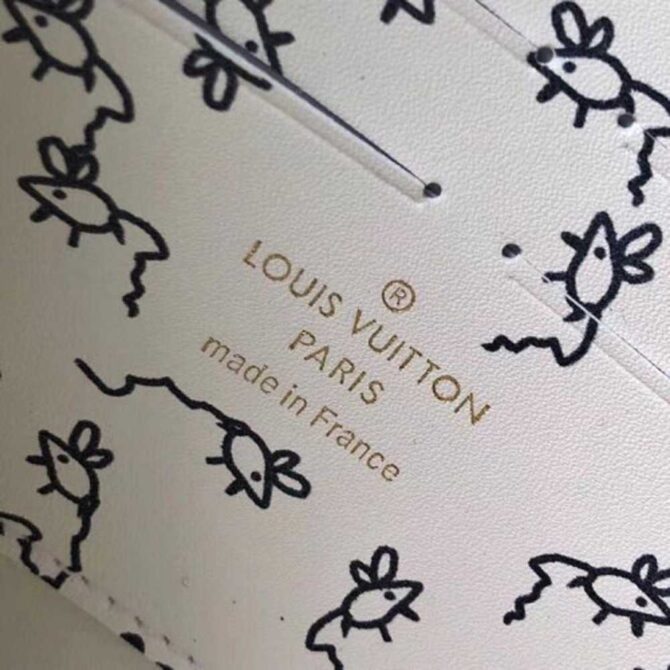 Louis Vuitton Replica Catogram Monogram Canvas Twist Chain Wallet M63888 Black/White 2018