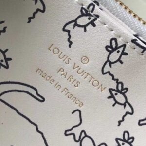 Louis Vuitton Replica Catogram Monogram Canvas Zippy Wallet M63875 Black/White 2018