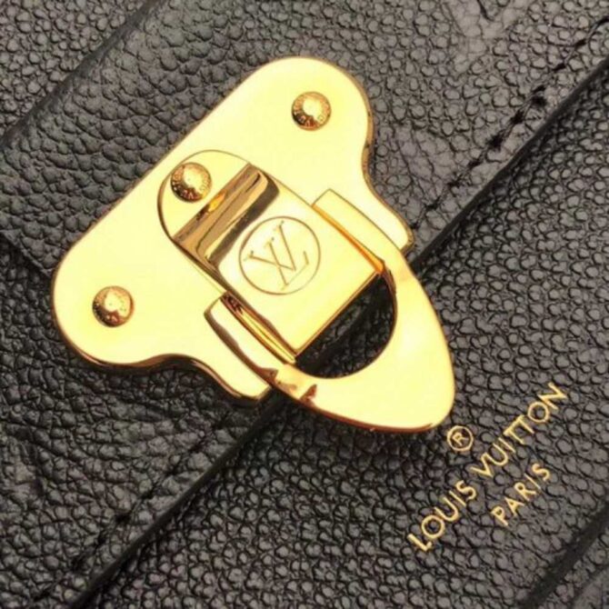 Louis Vuitton Replica Chain Wallet in Monogram Empreinte Leather M63398 Black 2018