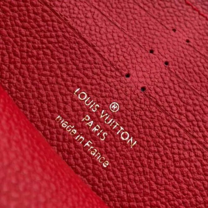 Louis Vuitton Replica Chain Wallet in Monogram Empreinte Leather M63398 Red 2018