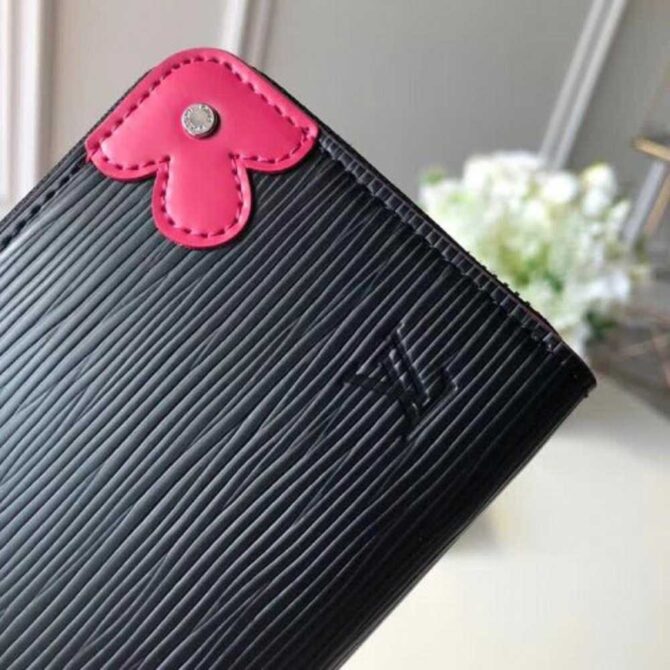 Louis Vuitton Replica Clémence Wallet in Epi leather M62967 Black