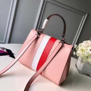 Louis Vuitton Replica Cluny BB Top Handle Bag in Epi Leather M41305 Pink 2018