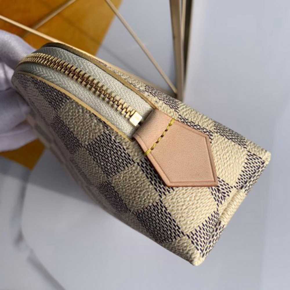 Louis Vuitton Replica Cosmetic Pouch PM Bag Damier Azur Canvas N60024