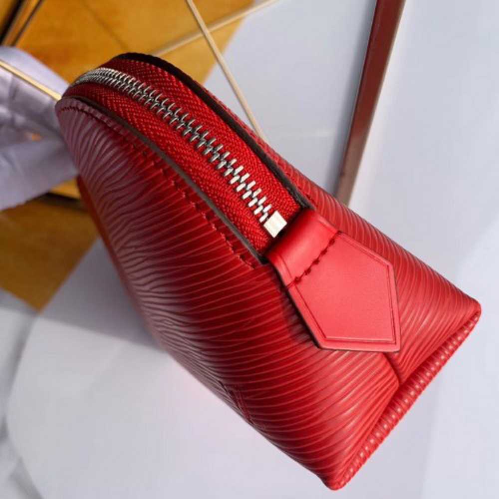 Louis Vuitton Replica Cosmetic Pouch PM Bag Epi Leather Coquelicot M41114