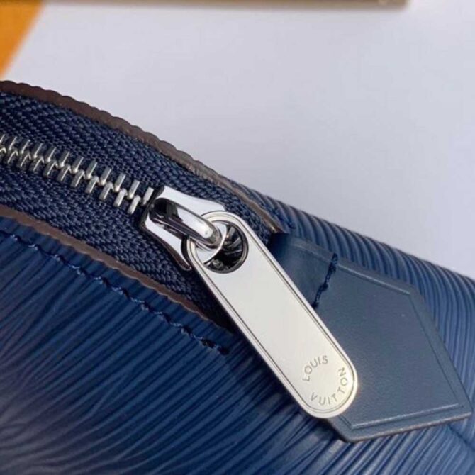 Louis Vuitton Replica Cosmetic Pouch PM Bag Epi Leather Indigo M40638
