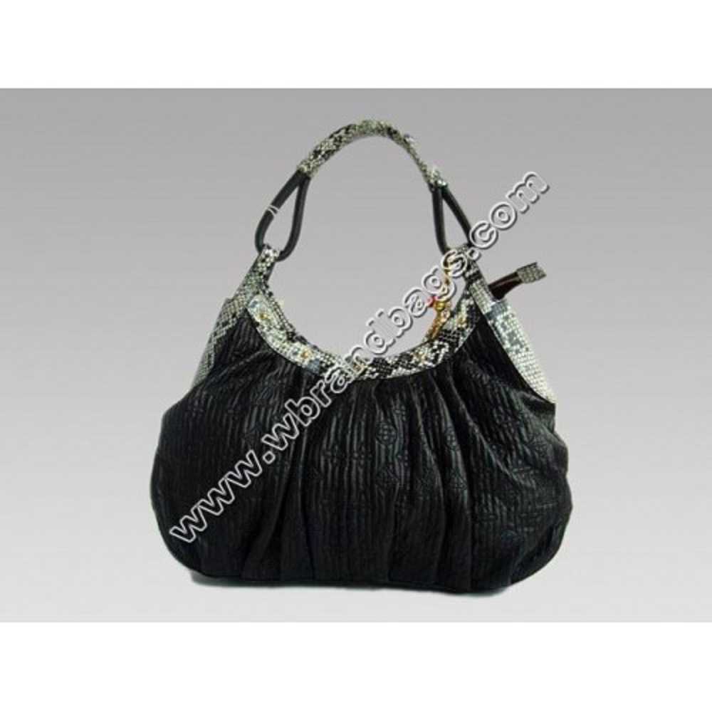 Louis Vuitton Replica Cowskin Handbag in BLACK