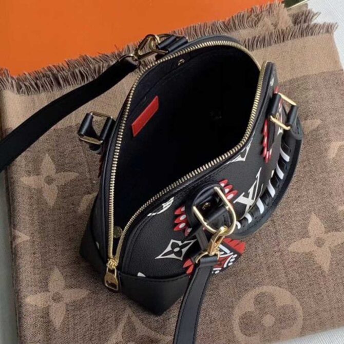 Louis Vuitton Replica Crafty Alma PM Monogram Empreinte Leather in Black  Handbags M45380