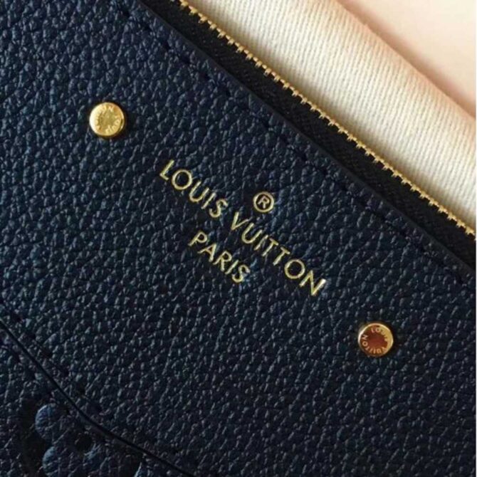 Louis Vuitton Replica Daily Pouch in Monogram Empreinte Leather M62938 Blue
