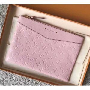 Louis Vuitton Replica Daily Pouch in Monogram Empreinte Leather M62938 Pink