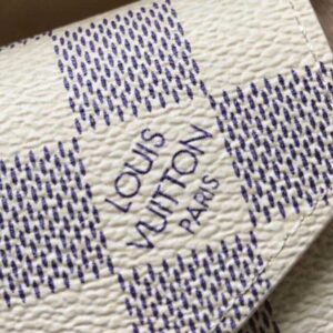 Louis Vuitton Replica Damier Azur Canvas Envelop Victorine Wallet N64022 Pale Pink