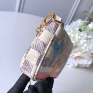 Louis Vuitton Replica Damier Azur Canvas Mini Pochette Accessoires Bag Brids Print N64451