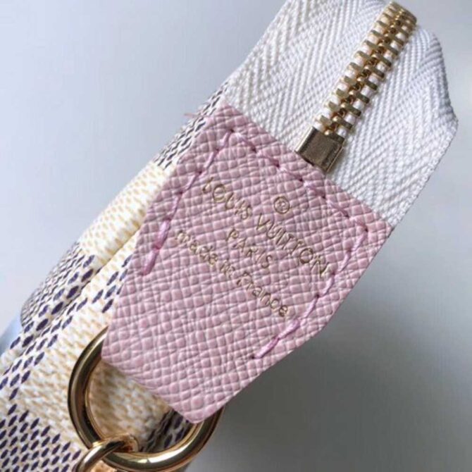 Louis Vuitton Replica Damier Azur Canvas Mini Pochette Accessoires Bag Brids Print N64451