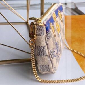 Louis Vuitton Replica Damier Azur Canvas Mini Pochette Accessoires Bag Trunks N61005