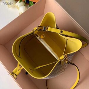 Louis Vuitton Replica Damier Azur Canvas NeoNoe Bucket Bag N40151 Pineapple 2019