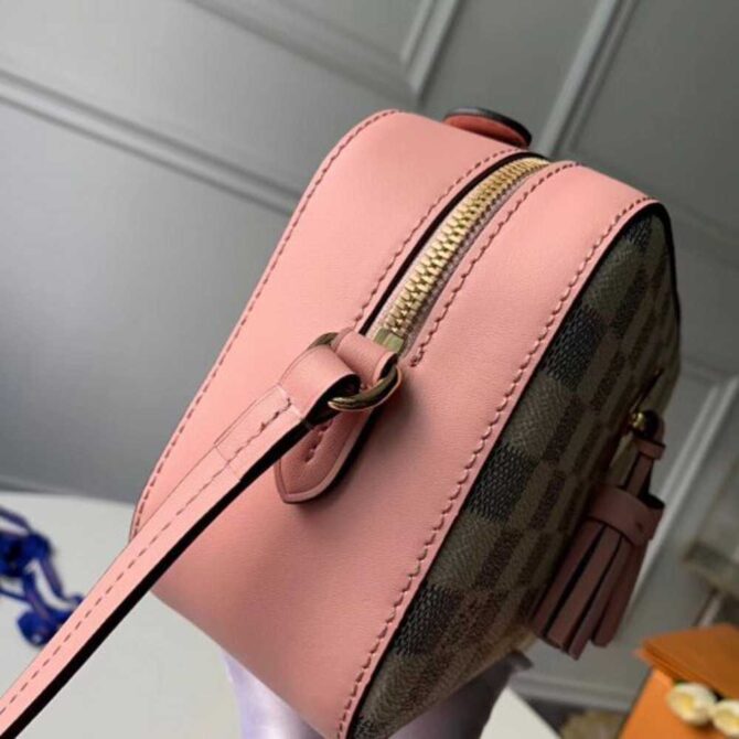 Louis Vuitton Replica Damier Azur Canvas Saintonge Bag N40155 Eau de Rose 2019