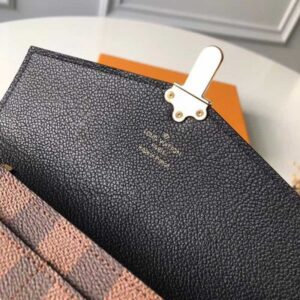 Louis Vuitton Replica Damier Canvas Clapton Wallet N64449 Noir 2018