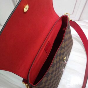 Louis Vuitton Replica Damier Ebene Canvas 3D LV Replica Beaubourg MM Bag N40176 Scarlet 2019
