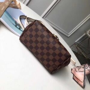 Louis Vuitton Replica Damier Ebene Canvas Clapton Backpack Bag N42259 Cream 2018